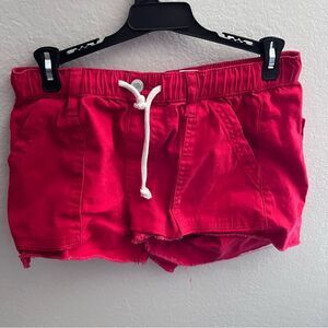 No boundaries red casual shorts